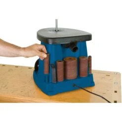 Scheppach Oszillierender Spindelschleifer OSM 100 13 Scheppach Oszillierender Spindelschleifer OSM 100 -Berühmter Werkzeug Geschäft 014915082101 4903401901 04