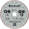 Einhell Diamanttrennscheibe 200 Mm X 25,4 Mm Turbo -Berühmter Werkzeug Geschäft 157833 2171 1