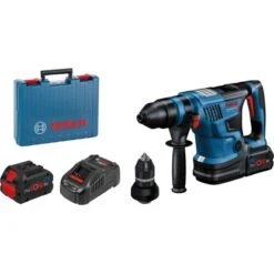 Bosch Professional Akku-Bohrhammer Biturbo GBH 18V-34 Mit 2 Akkus, GAL & Koffer