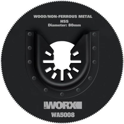 Worx Sägeblatt HSS 80 Mm WA5008 3 Worx Sägeblatt HSS 80 Mm WA5008