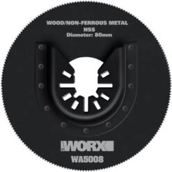 Worx Sägeblatt HSS 3 Stück 80 Mm WA5008.3