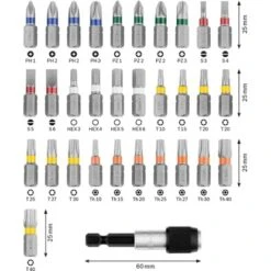 Bosch Schrauberbit-Satz 32-teilig -Berühmter Werkzeug Geschäft 3165140761734 1
