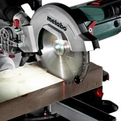 Metabo Zug- & Kappsäge KGS 216 M Set Inkl. 2 Hartmetall-Sägeblättern 1.200 W -Berühmter Werkzeug Geschäft 3492493 CU03