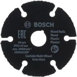 Bosch Trennscheibe Carbide Multi Wheel 50 X 10 Mm