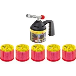 Rothenberger Industrial Lötlampen-Set RoFlame Economy Inkl. 5 Gaskartuschen