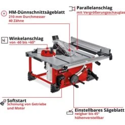 Einhell Power X-Change Akku-Tischkreissäge TE-TS 36/210 Li-Solo 14 Einhell Power X-Change Akku-Tischkreissäge TE-TS 36/210 Li-Solo -Berühmter Werkzeug Geschäft 4006825647365 2171 03
