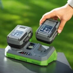 LUX 20 V Doppel-Schnellladegerät 1 PowerSystem -Berühmter Werkzeug Geschäft 4007871960552 A 01