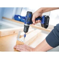 LUX-TOOLS 20 V Akku-Bohrschrauber ABS-20Li Inkl. 1,5 Ah Akku, Mit Koffer -Berühmter Werkzeug Geschäft 4007873808036 A01 28 03 18