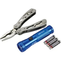 LUX Multitool 12-teilig Mit LED-Taschenlampe