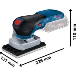 Bosch Professional Akku Schwingschleifer GSS 18V-13 Mit Basiszubehör 22 Bosch Professional Akku Schwingschleifer GSS 18V-13 Mit Basiszubehör -Berühmter Werkzeug Geschäft 4059952606224 4928 VM 01