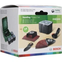 Bosch PMF Schleifset Für Systembox 24-teilig -Berühmter Werkzeug Geschäft 434402 3058 2609256f47 2