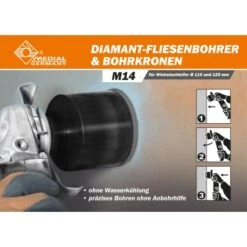 Medial Granitbohrkrone M14 Ø 10 Mm -Berühmter Werkzeug Geschäft 457700 3081 PRS149