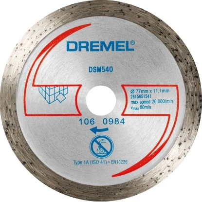 Dremel Diamant-Fliesentrennscheibe DSM540 Für DSM20 3 Dremel Diamant-Fliesentrennscheibe DSM540 Für DSM20