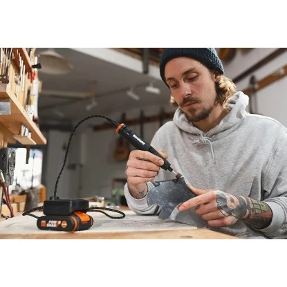 Worx MakerX Doppel-Set WX990M Multifunktionstool, Winkelschleifer, Akku & HubX 6 Worx MakerX Doppel-Set WX990M Multifunktionstool, Winkelschleifer, Akku & HubX – Bild 4