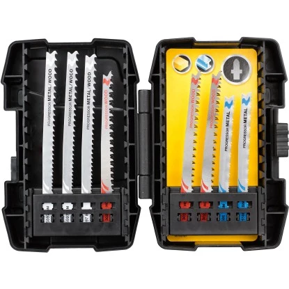 Stanley FatMax Stichsägeblätter-Set Mit T-Aufnahme 8-teilig 3 Stanley FatMax Stichsägeblätter-Set Mit T-Aufnahme 8-teilig