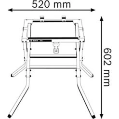 Bosch Professional Transport- Und Arbeitstisch GTA 600 -Berühmter Werkzeug Geschäft 56773 4722 lv6148112gta600