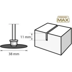 Dremel Diamant-Trennscheibe Max EZ SpeedClic SC545DM 9 Dremel Diamant-Trennscheibe Max EZ SpeedClic SC545DM -Berühmter Werkzeug Geschäft 580198 3058 3