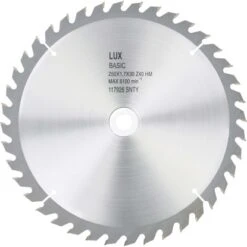 LUX HM-Kreissägeblatt Holz Ø 250 Mm 40 Zähne