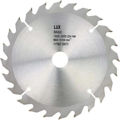 LUX HM-Kreissägeblatt Holz Ø 150 Mm 24 Zähne 3 LUX HM-Kreissägeblatt Holz Ø 150 Mm 24 Zähne