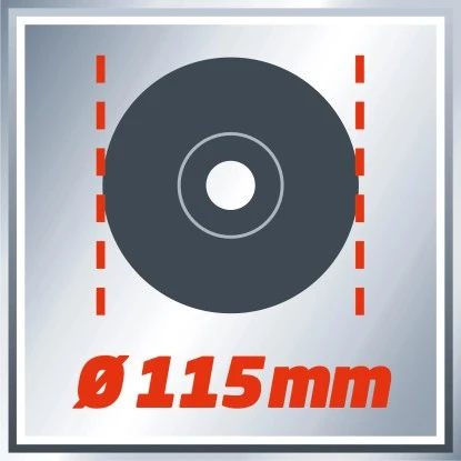 Einhell Winkelschleifer 500 W TC-AG 115 8 Einhell Winkelschleifer 500 W TC-AG 115 – Bild 6