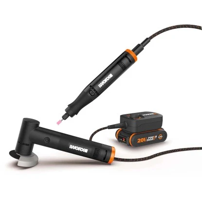 Worx MakerX Doppel-Set WX990M Multifunktionstool, Winkelschleifer, Akku & HubX 3 Worx MakerX Doppel-Set WX990M Multifunktionstool, Winkelschleifer, Akku & HubX