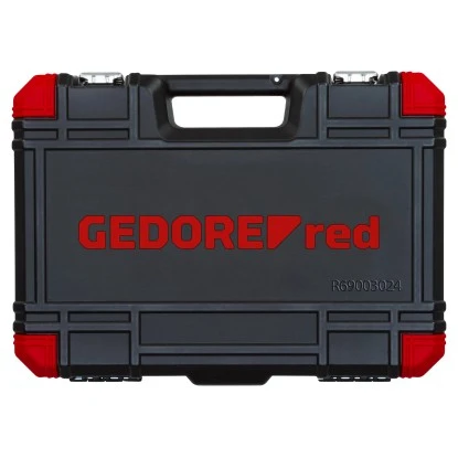 Gedore Steckschlüsselsatz 1/2" Rot 24-teilig 4 Gedore Steckschlüsselsatz 1/2" Rot 24-teilig – Bild 2