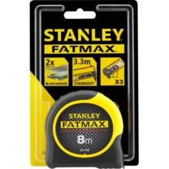 Stanley FatMax Bandmass Blade Armor® 0-33-728, 8 M -Berühmter Werkzeug Geschäft 790073 2012 2