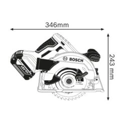 Bosch Professional Akku-Kreissäge GKS 18 V-57 G Solo Mit Kreissägeblatt & L-Boxx -Berühmter Werkzeug Geschäft 7940851 VM 01