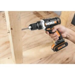 Worx 20 V Akku-Bohrschrauber WX183.1 Inkl. 2 Ah Akkus, Mit Koffer -Berühmter Werkzeug Geschäft 794216 2974 4