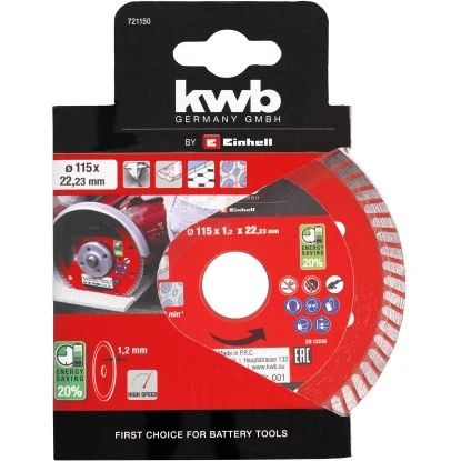 Kwb By Einhell Diamant-Trennscheibe Dünn 115 X 1,2 Mm 4 Kwb By Einhell Diamant-Trennscheibe Dünn 115 X 1,2 Mm – Bild 2