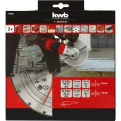 Kwb By Einhell Diamant-Trennscheiben-Set 230 Mm 2-tlg. -Berühmter Werkzeug Geschäft 846268 2171 02