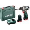 Metabo 12 V Bohrschrauber Metabo PowerMaxx BS Basic Inkl. 2 Ah Akkus Mit Koffer -Berühmter Werkzeug Geschäft 8677122 2085 001