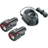 Bosch Akku-Set PBA 12 V/1,5 Ah Inkl. Ladegerät Und 2 Akkus -Berühmter Werkzeug Geschäft 8 Starter Set 12V2 Akkus 1