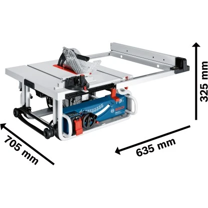 Bosch Professional Tischkreissäge GTS 10 J 1.800 W Mit Kreissägeblatt 254 Mm 4 Bosch Professional Tischkreissäge GTS 10 J 1.800 W Mit Kreissägeblatt 254 Mm – Bild 2
