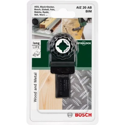 Bosch Starlock BiM Tauchsägeblatt AIZ 20 AB Wood And Metal 4 Bosch Starlock BiM Tauchsägeblatt AIZ 20 AB Wood And Metal – Bild 2