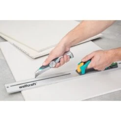 Wolfcraft Profi-Trapezklingen-Messer Mit Feststehklinge -Berühmter Werkzeug Geschäft 953026 4275 5