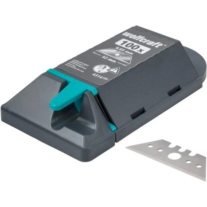 Wolfcraft 100 Profi-Trapezklingen 0,65 Mm X 52 Mm 3 Wolfcraft 100 Profi-Trapezklingen 0,65 Mm X 52 Mm