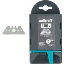 Wolfcraft 100 Profi-Trapezklingen 0,65 Mm X 52 Mm 7 Wolfcraft 100 Profi-Trapezklingen 0,65 Mm X 52 Mm -Berühmter Werkzeug Geschäft 953061 4275 4