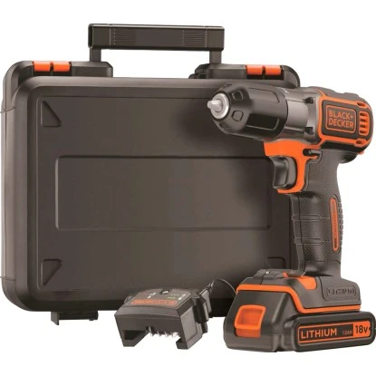 Black & Decker Black+Decker 18 V Akku-Bohrschrauber ASD18K Inkl. 1,5 Ah Akku Mit Koffer 4 Black & Decker Black+Decker 18 V Akku-Bohrschrauber ASD18K Inkl. 1,5 Ah Akku Mit Koffer – Bild 2