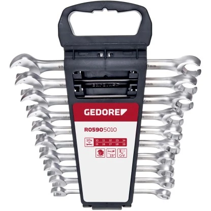 Gedore Ringratschenmaulschlüssel R05905010 10 Mm - 19 Mm 10-teilig 5 Gedore Ringratschenmaulschlüssel R05905010 10 Mm - 19 Mm 10-teilig – Bild 3