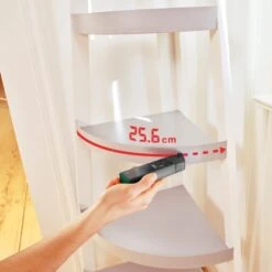 Bosch Messrad-Adapter Zamo III -Berühmter Werkzeug Geschäft dung eckregal closeuphand3